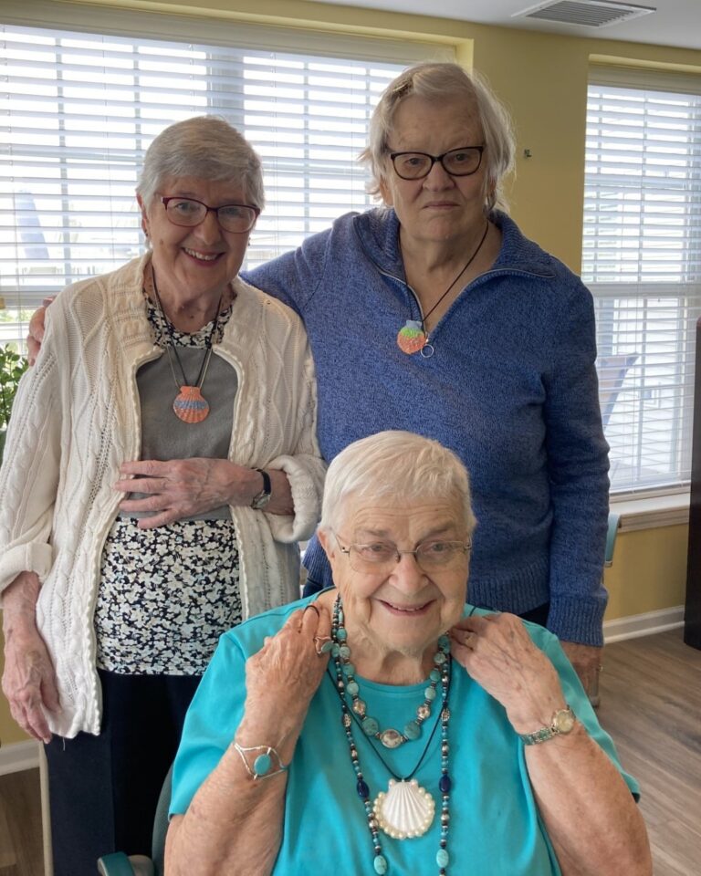 A group of seniors smiling