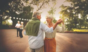 Couple dancing